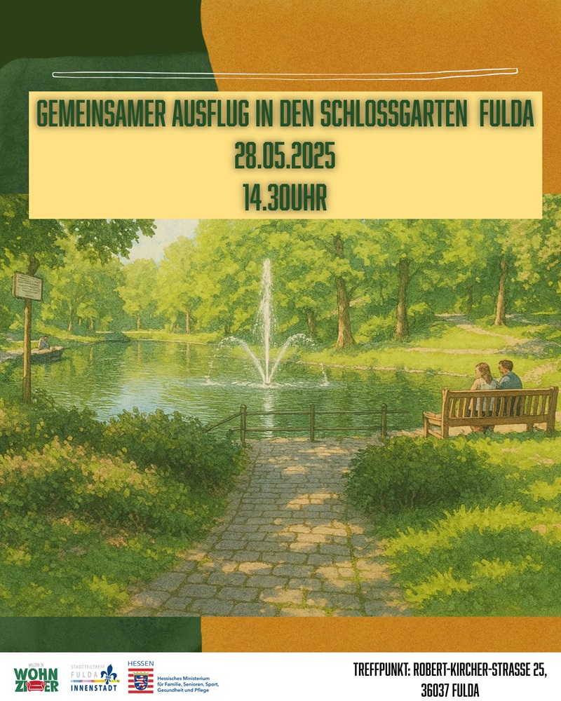 Ausflug in den Schlossgarten Fulda