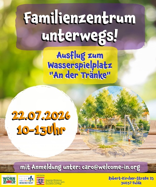 Ausflug zum Wasserspielplatz „An der Tränke“