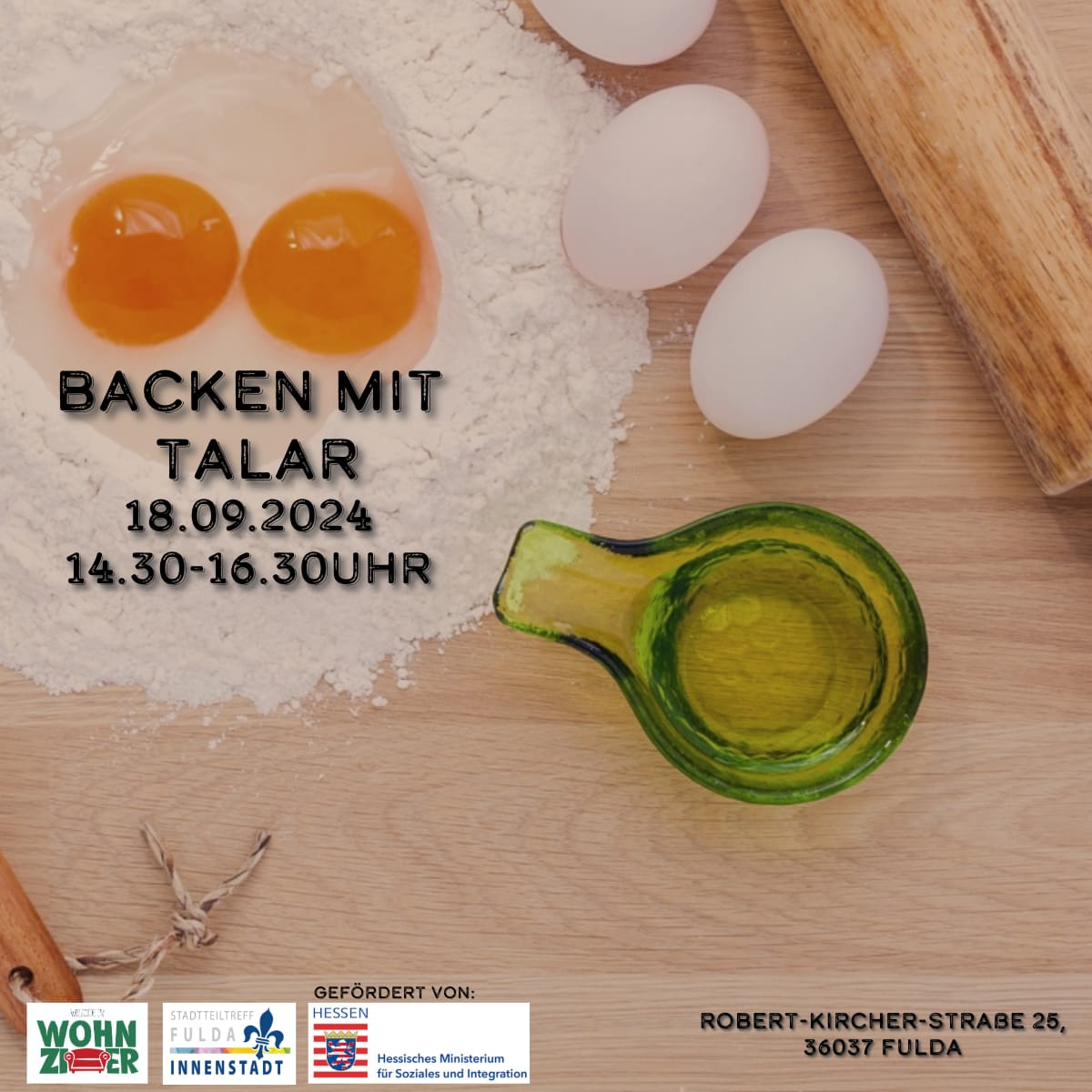 Backen mit Talar