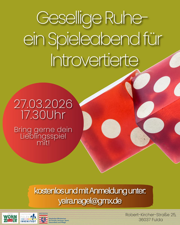 Gesellige Ruhe-ein Spieleabend für Introvertierte