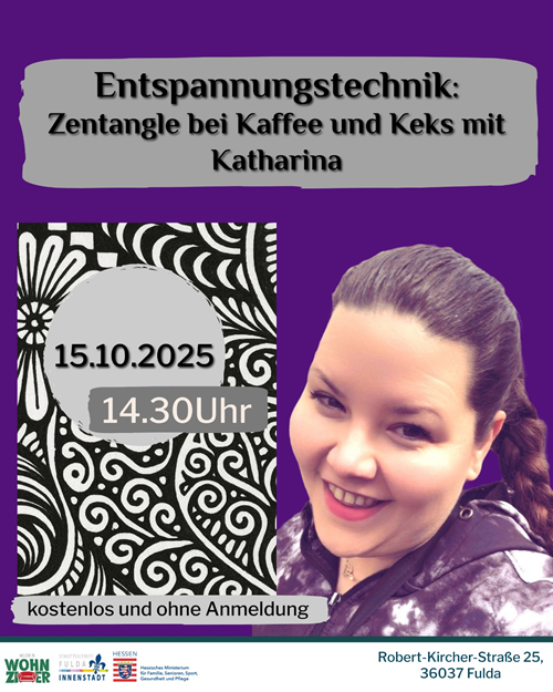 Entspannungstechniken bei Kaffee & Keks mit Katharina - "Zentangle"