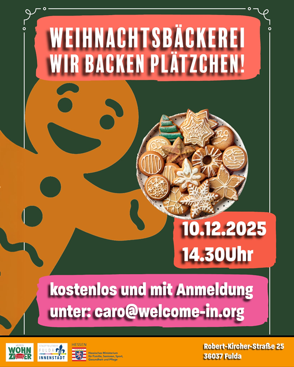Weihnachtsbäckerei- Wir backen Plätzchen!