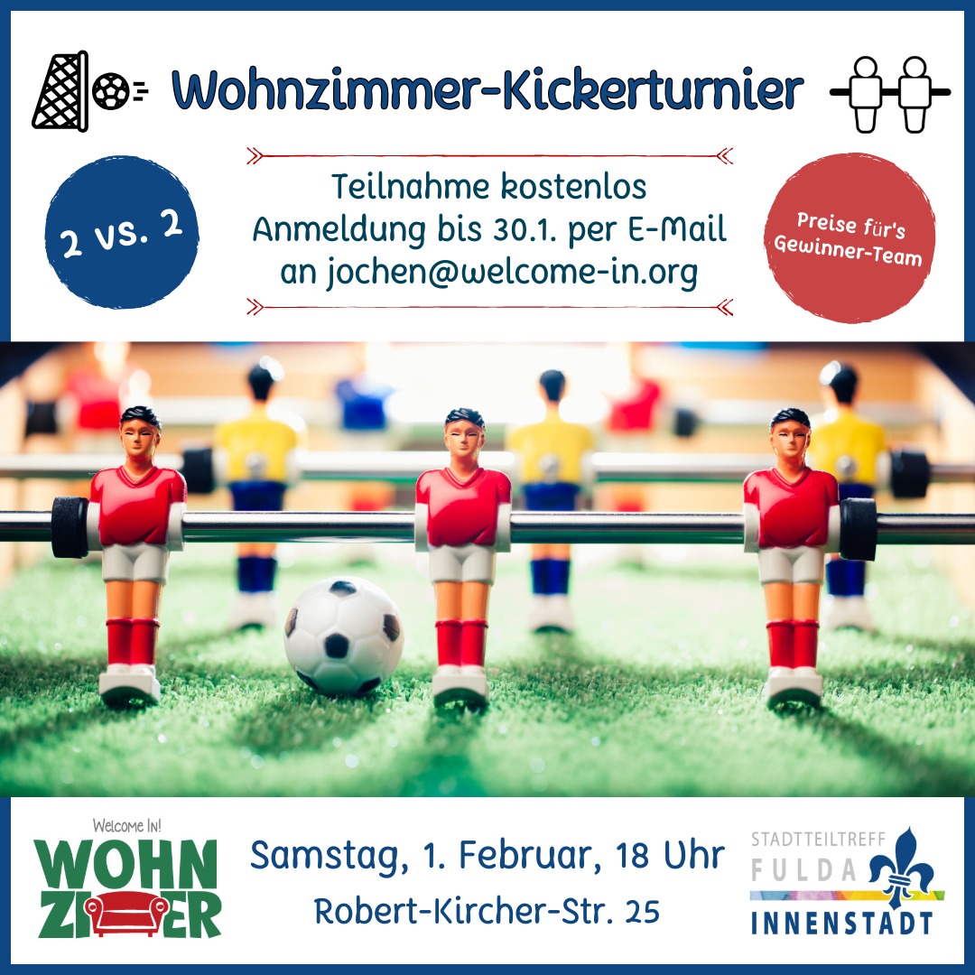 Wohnzimmer-Kickerturnier