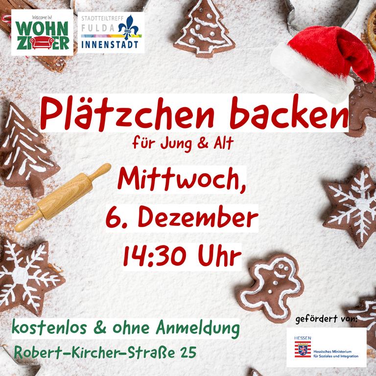 Plätzchen backen