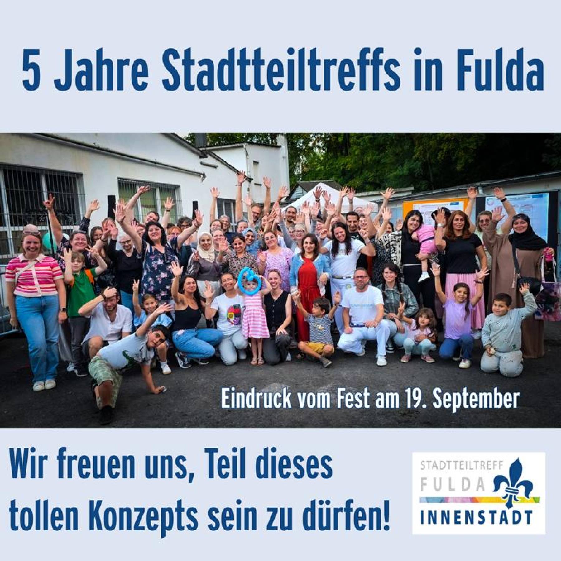 5 Jahre Stadtteiltreffs in Fulda - vielen Dank für das tolle Fest
