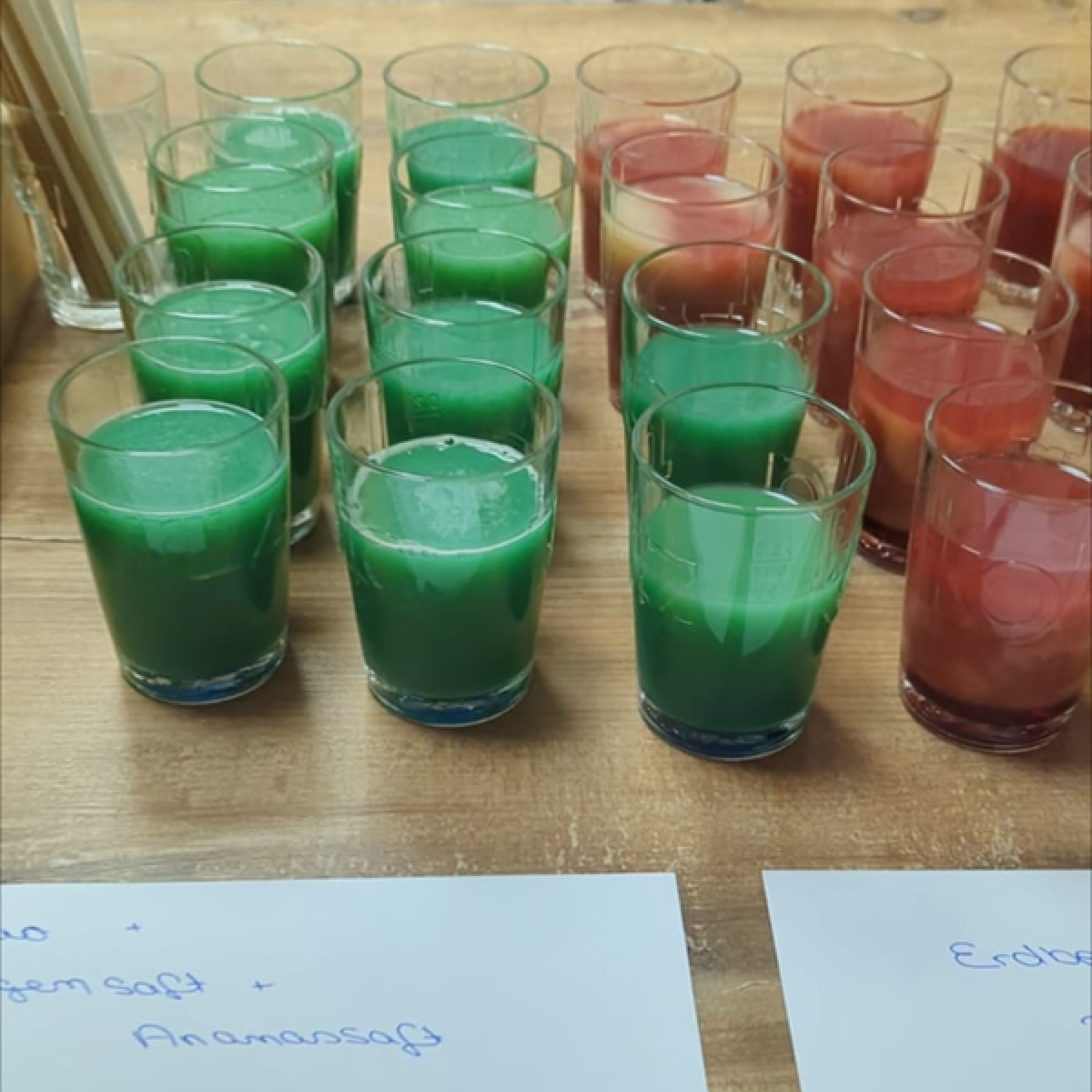 Neujahrscollagen und Mocktails