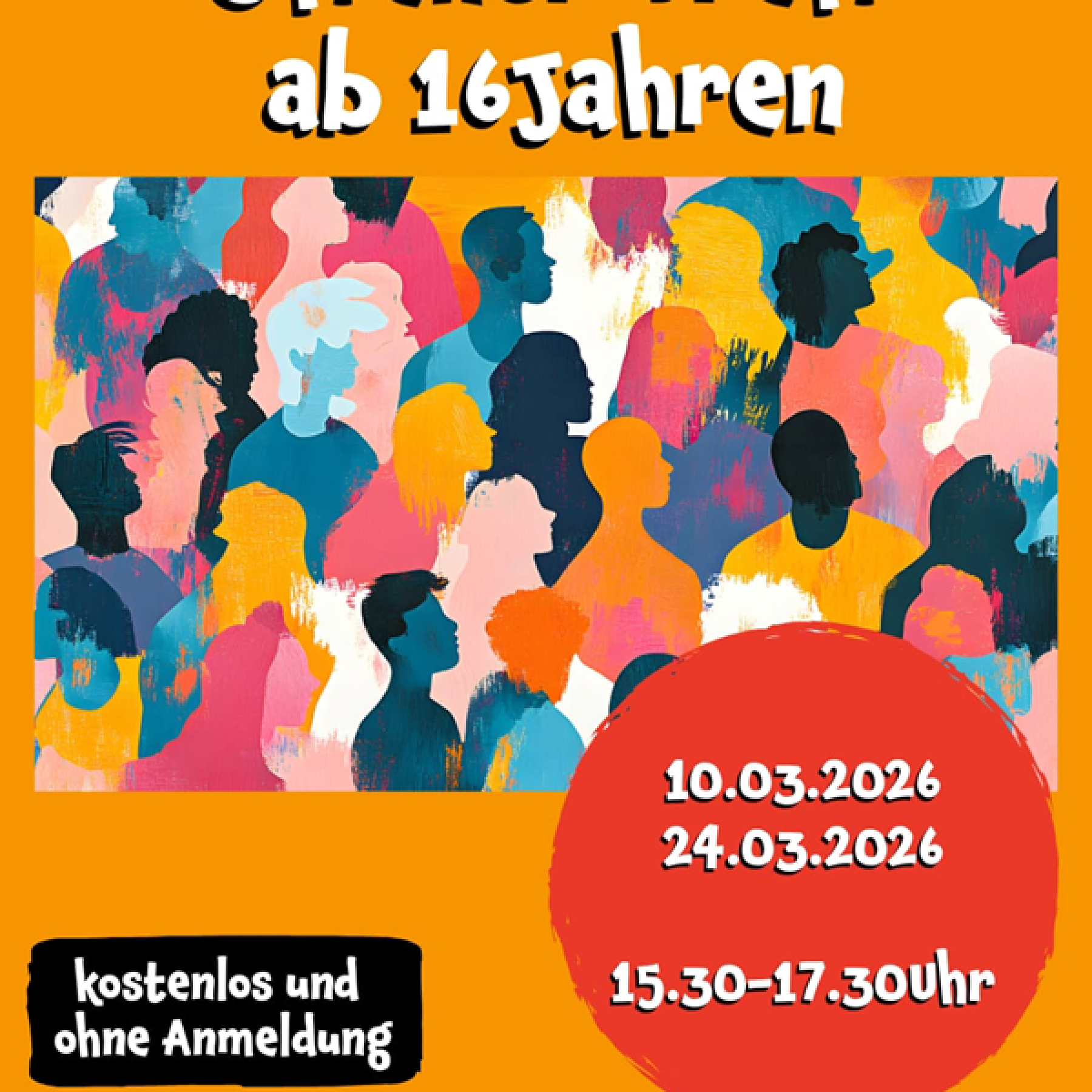 Neues Angebot- Offener Treff ab 16Jahren