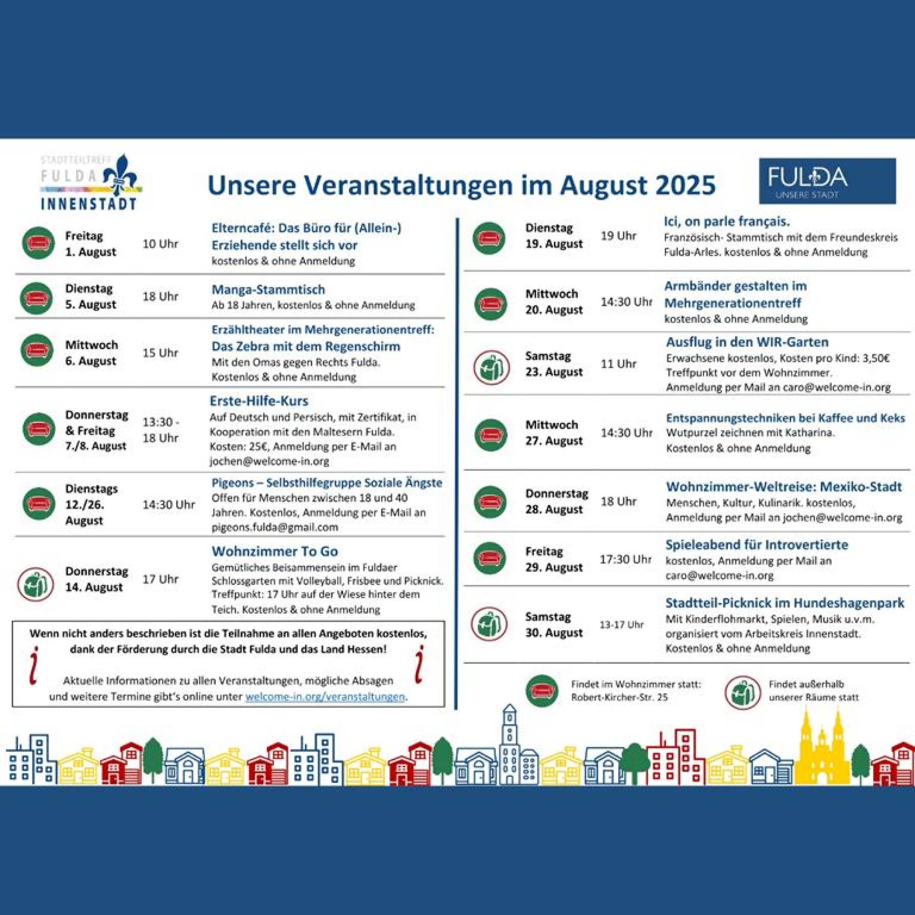 Unser Sommerprogramm im Juli ist da!