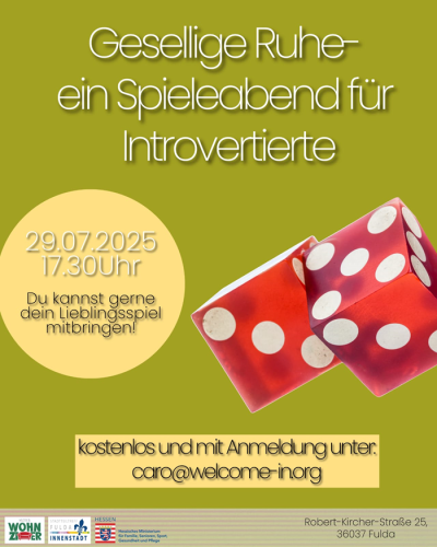 Spieleabend für "Introvertierte"