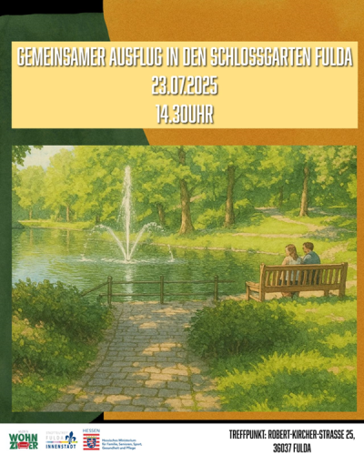 Gemeinsamer Ausflug in den Schlossgarten Fulda 2025