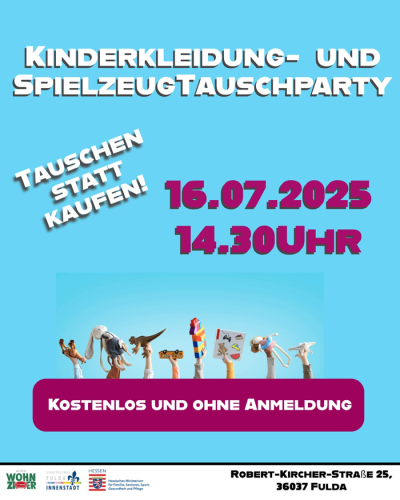 Kinderkleidung-und Spielzeugtauschbasar