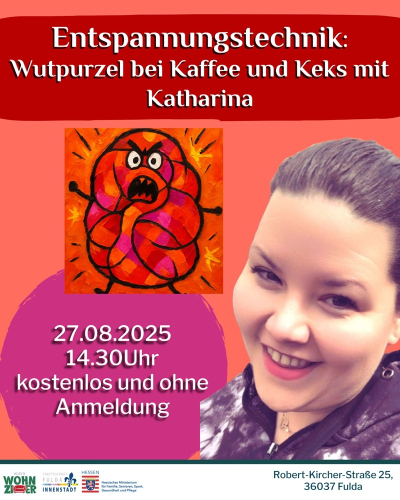 Entspannungstechniken mit Katharina bei Kaffee und Keks– „Wutpurzel“