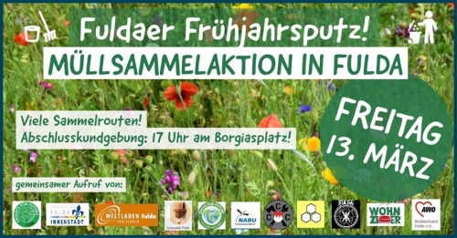 Müllsammelaktion Fuldaer Frühjahrsputz