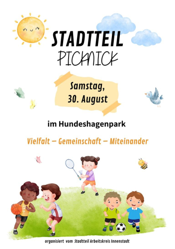 Stadtteil-Picknick im Hundeshagenpark