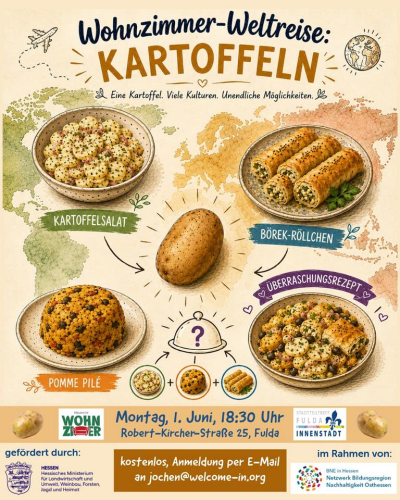 Wohnzimmer Weltreise: Kartoffeln