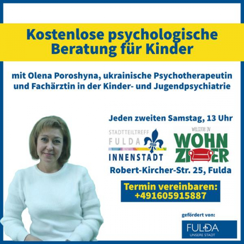 Psychologische Beratung für Kinder aus der Ukraine