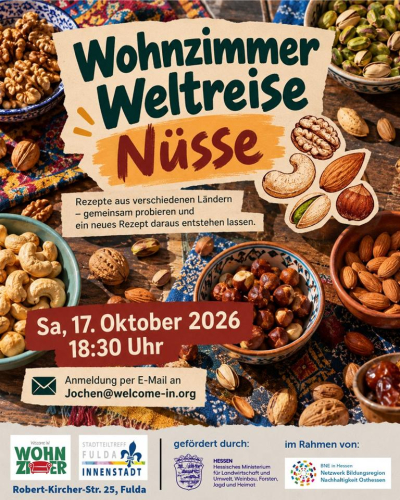 Wohnzimmer Weltreise: Nüsse