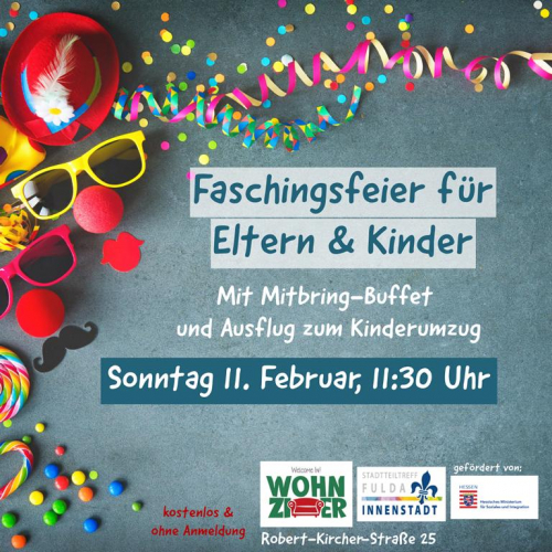 Faschingsfeier für Familien