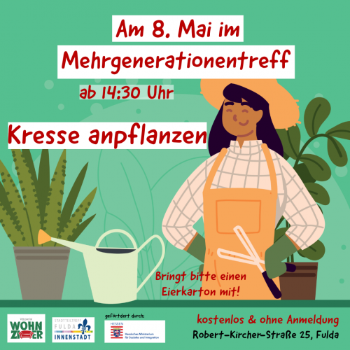 Kresse säen für Klein & Groß